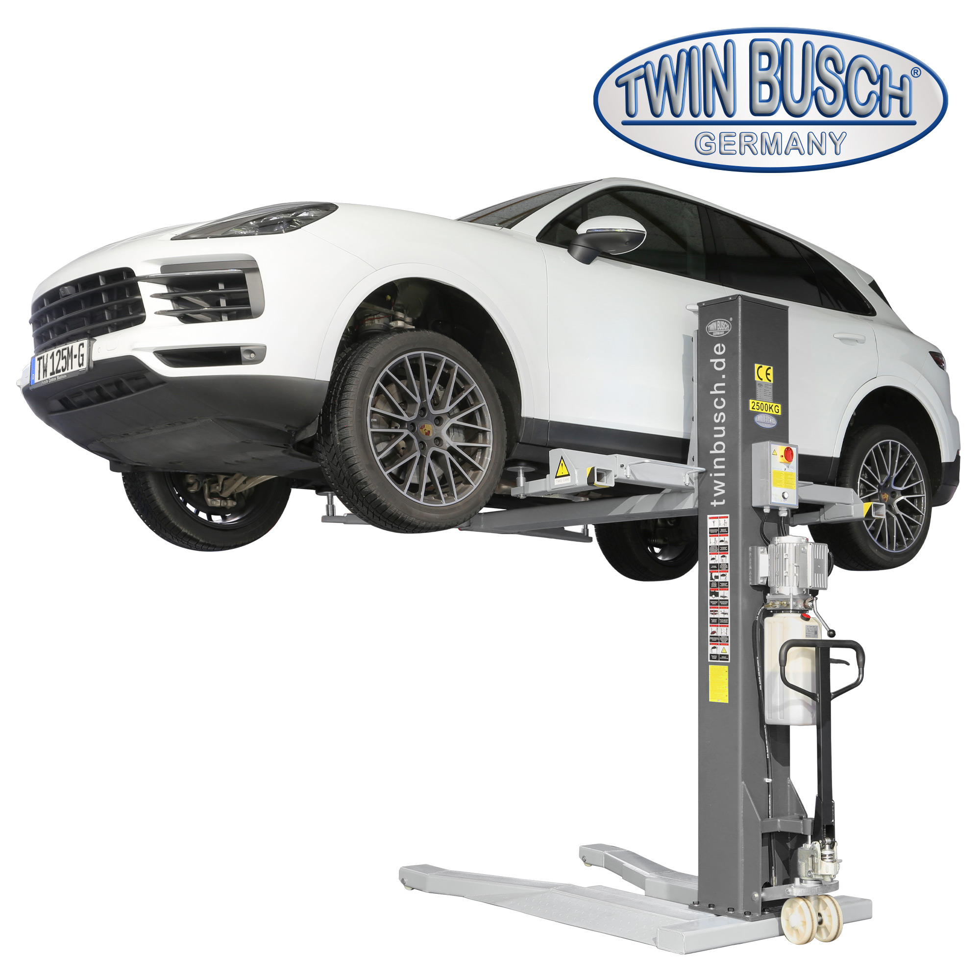 TW125M-230-G: 1-koloms hefbrug - 2,5 T - mobiel - GREY-Line – Bild 13