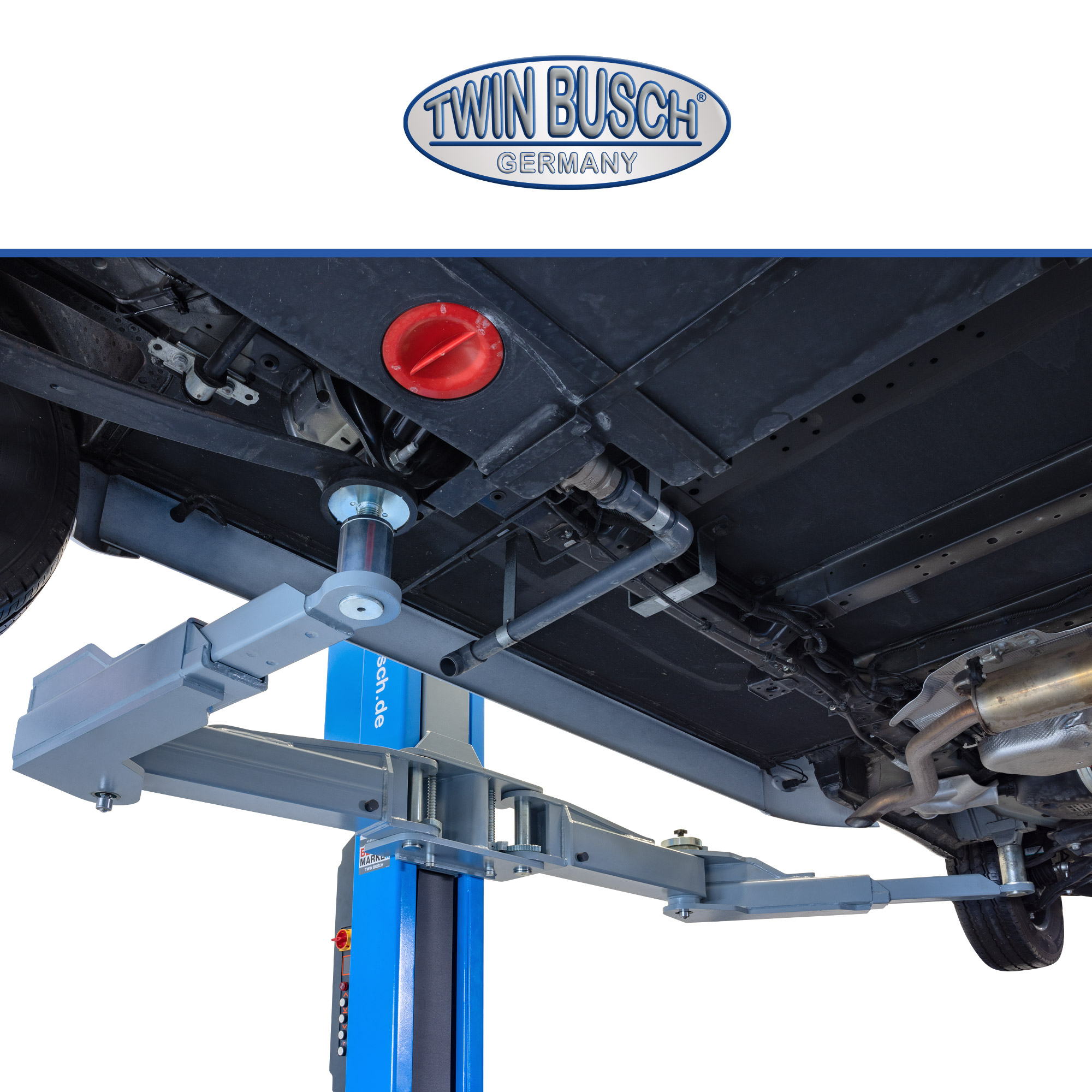 TW280W-400: 2-koloms hefbrug Heavy-Line | zonder bodemplaat 8.0 T – Bild 12