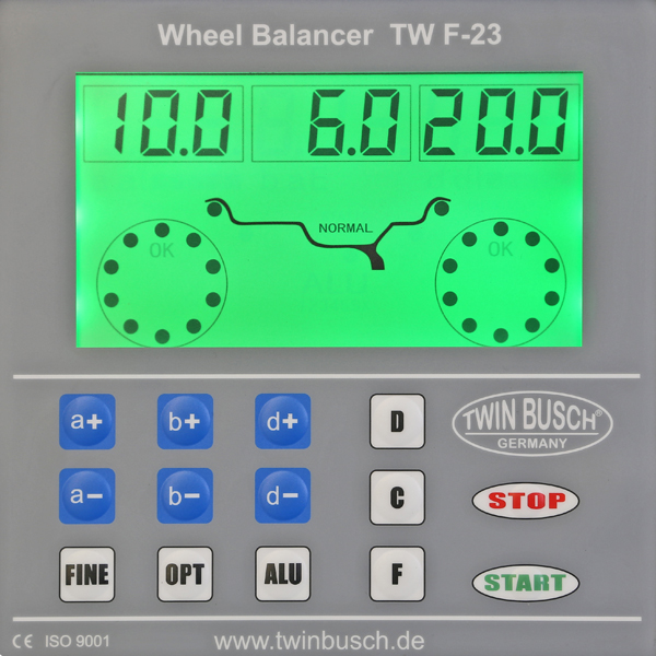 Wielbalanceermachine Twin Busch TWF-23 – Automatisch – VL & lichte bedrijfswagens – Bild 4