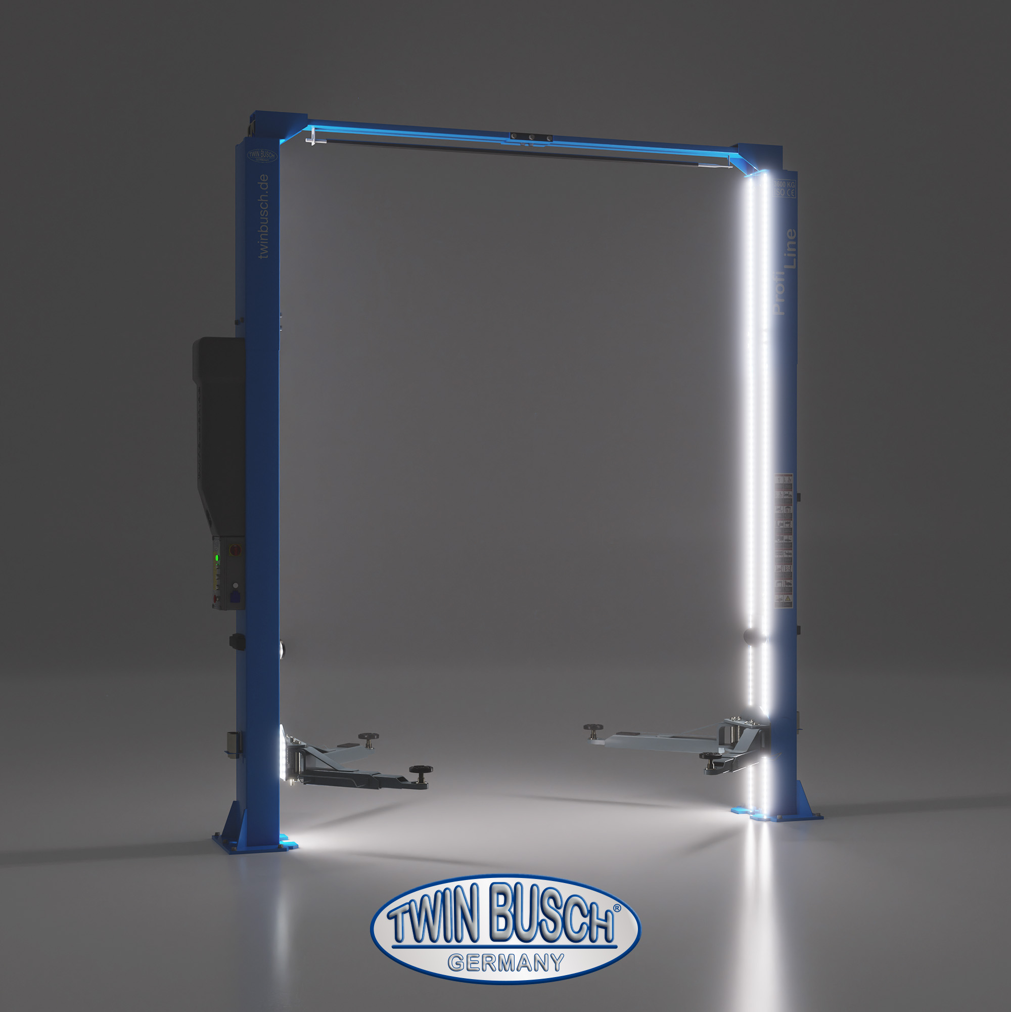 TWLED-2B: LED-verlichting (set LED) voor 2-koloms hefbruggen zonder bodemplaat