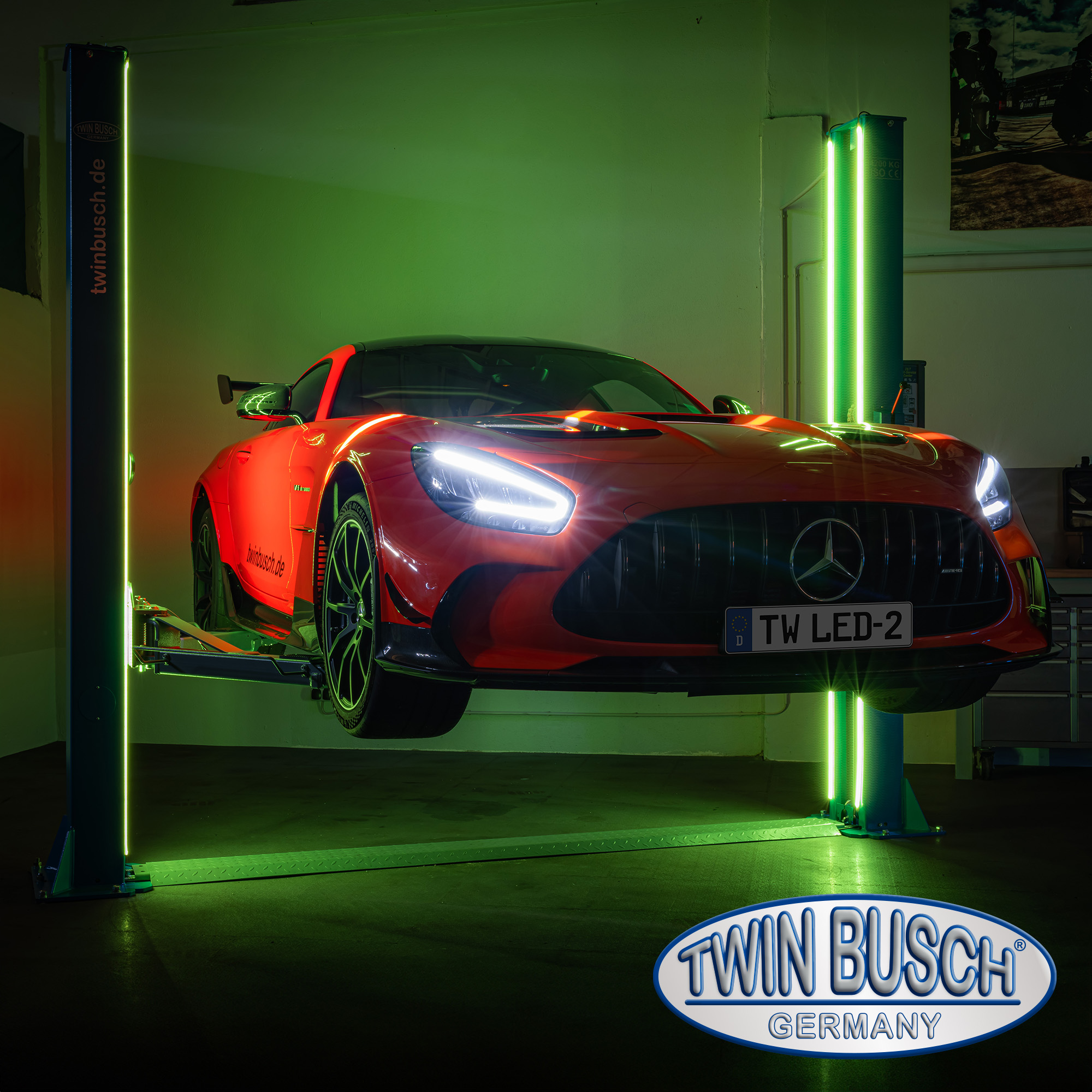 TWLED-2: LED-verlichting (set LED) voor van hefbruggen à 2 kolommen – Bild 5