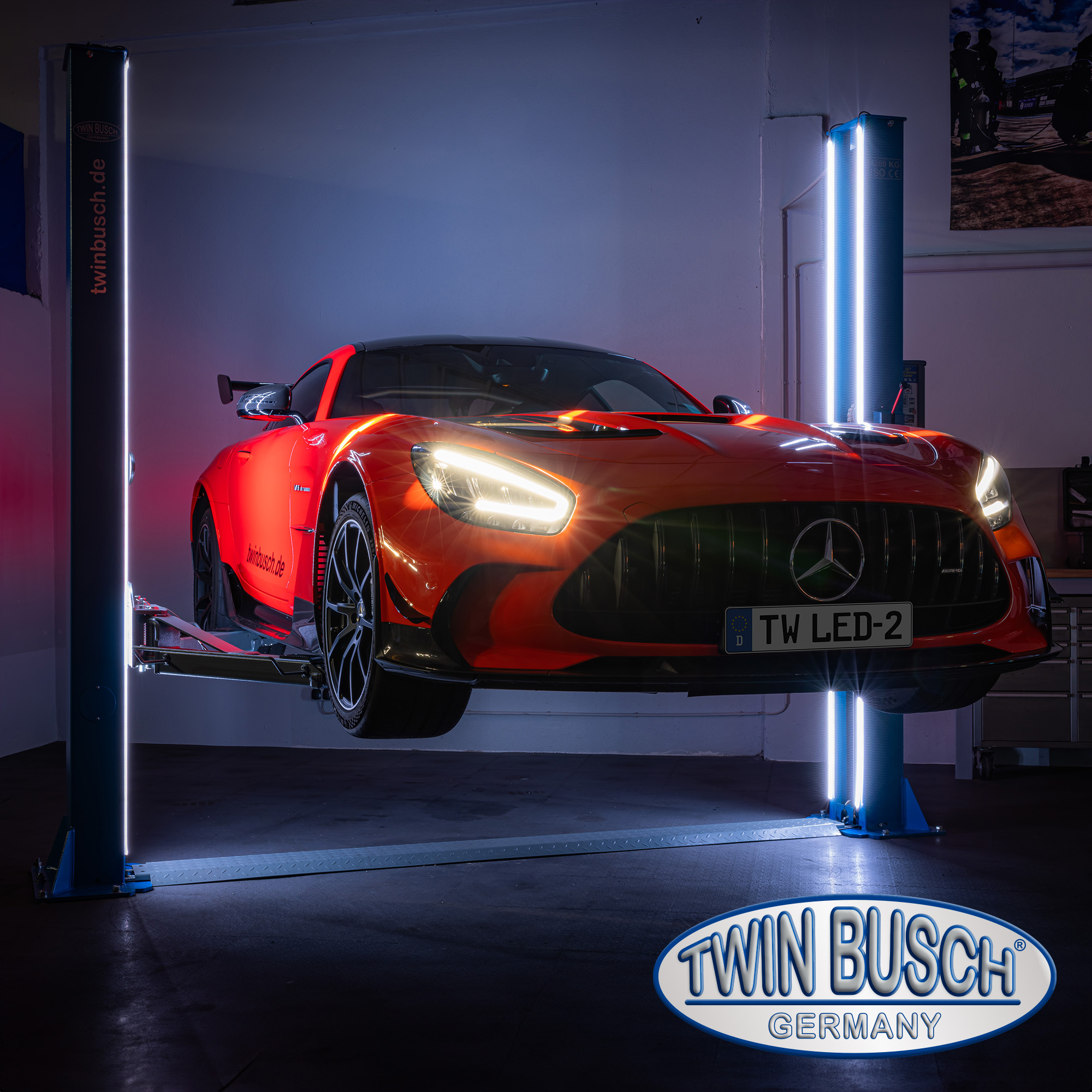 TWLED-2: LED-verlichting (set LED) voor van hefbruggen à 2 kolommen – Bild 6