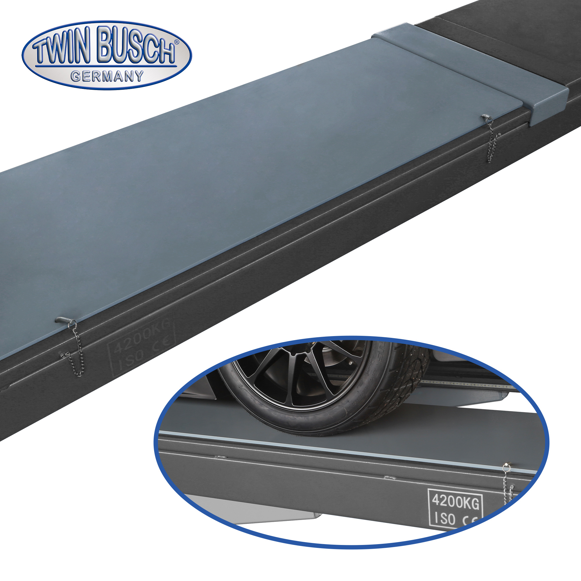 TWSA-42U-400-G: schaarhefbrug met geïntegreerde hulpheffer 4,2 T - GREY-Line – Bild 5