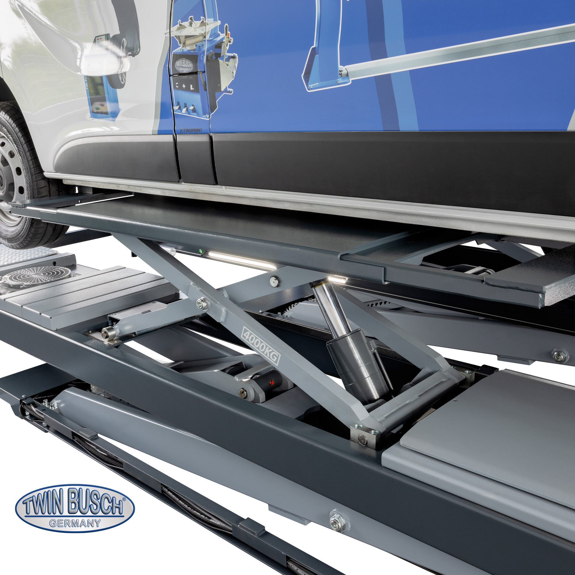 TWSA-50U-400-G: schaarhefbrug met geïntegreerde hulpheffer 5.0 t – TWSA-50U-G - GREY-Line – Bild 12