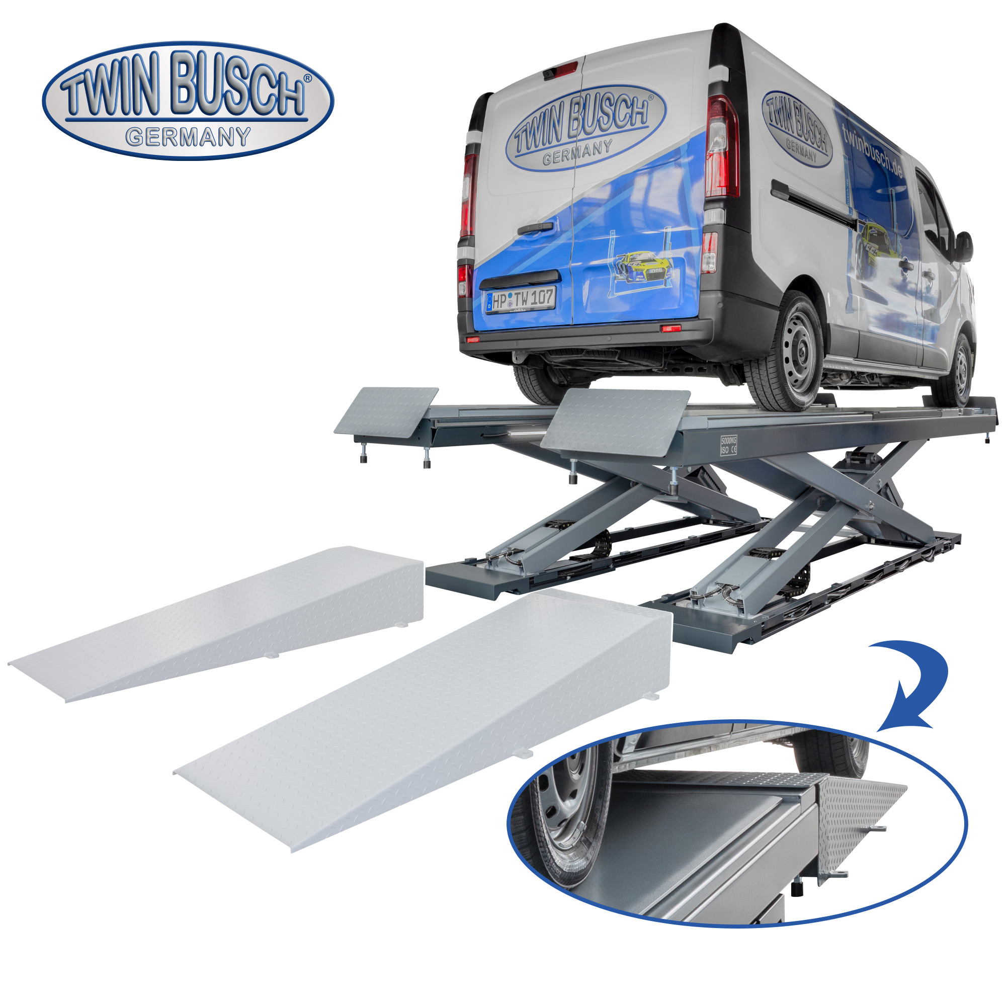TWSA-50U-400-G: schaarhefbrug met geïntegreerde hulpheffer 5.0 t – TWSA-50U-G - GREY-Line – Bild 16