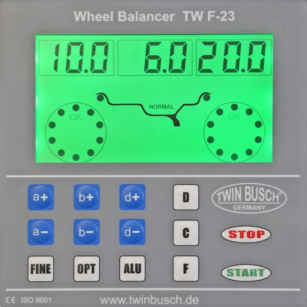 Werkplaatsset Twin Busch TWX-98 + TWF-23 – Bandenwisselaar Runflat + balanceermachine automatisch – Bild 12