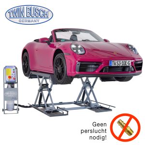 TWS3-10E-G – Mobiele Schaarhefbrug Grey-Line – 3 Ton – Hefhoogte 1 Meter – 230V / 400V